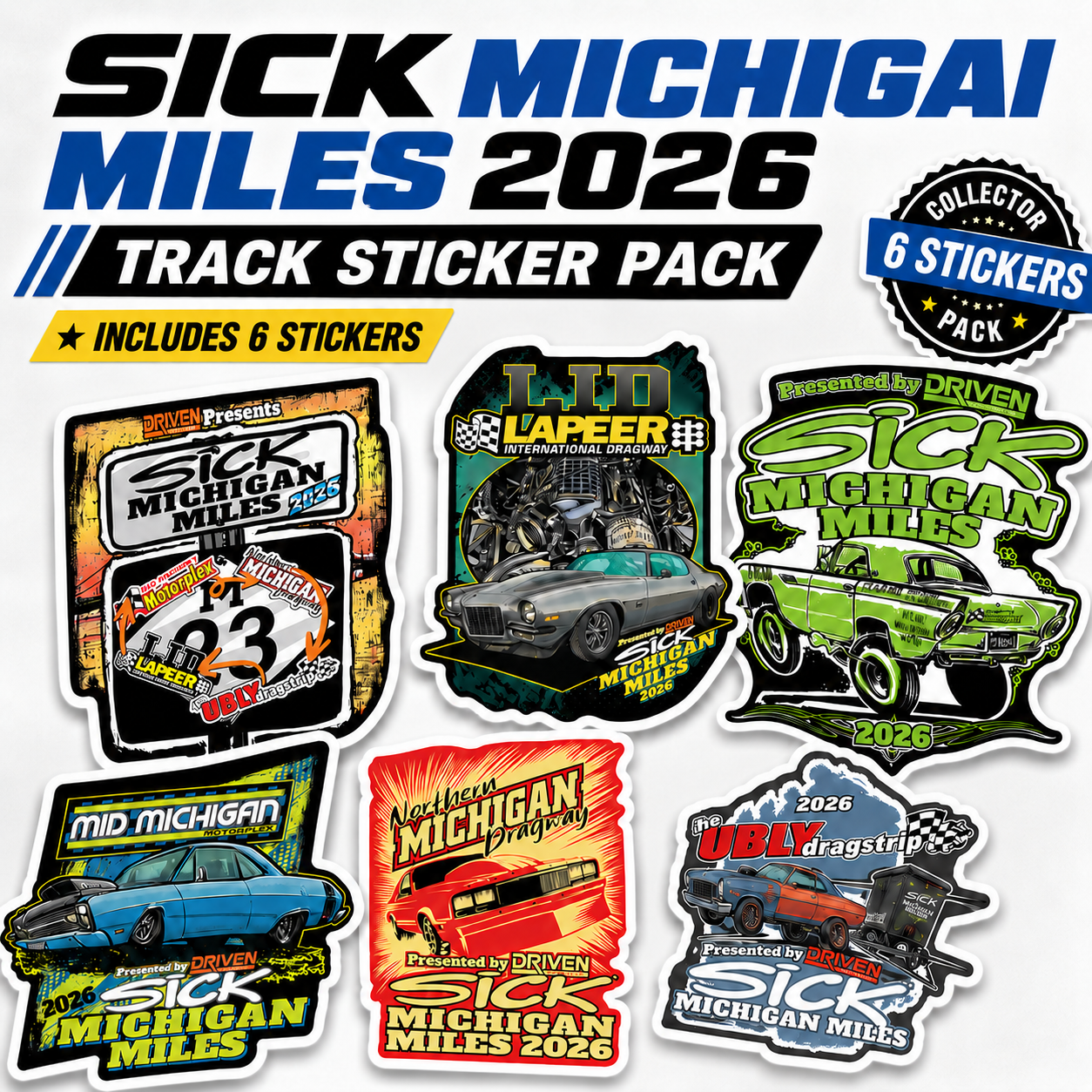 Michigan Miles 2026 Track Essentials 7 Pack