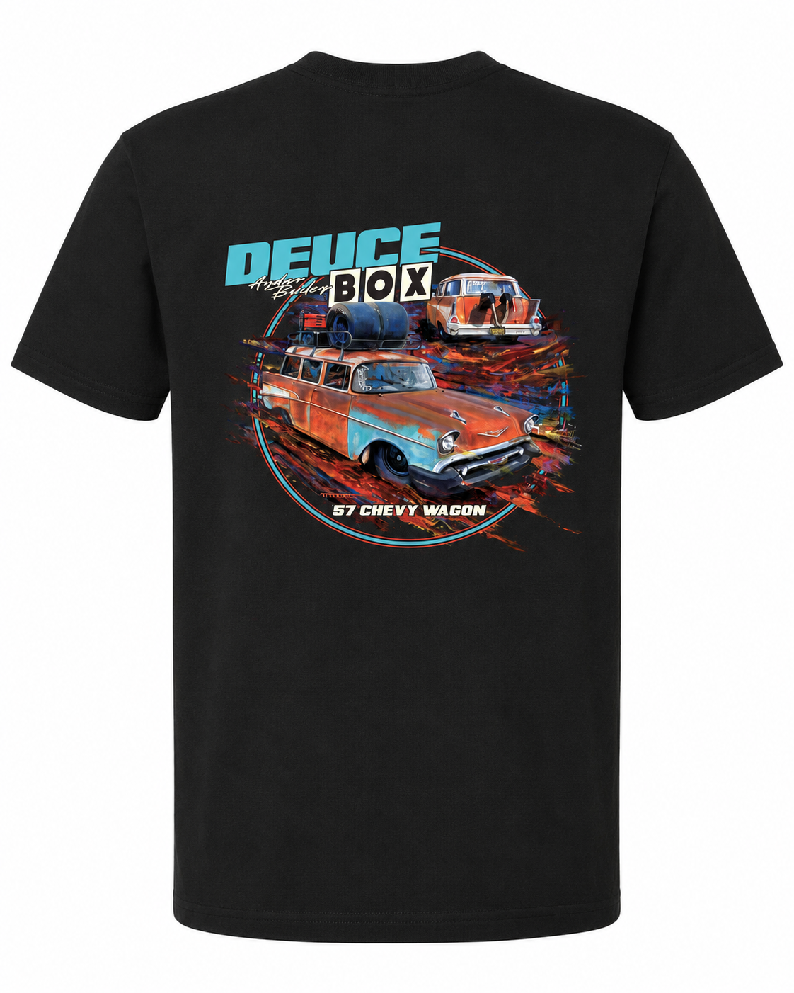 Deuce Box 2026 black t-shirt reverse view