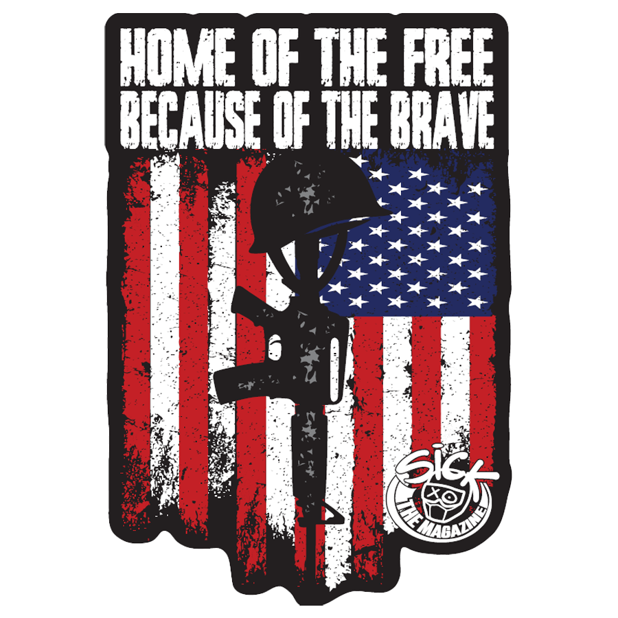 Home Of The Free Sticker (NEW)