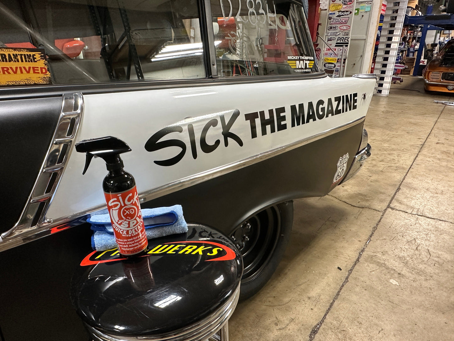 Sick Spit Ceramic Quick Detailer 16oz & Shirt Combo Pack