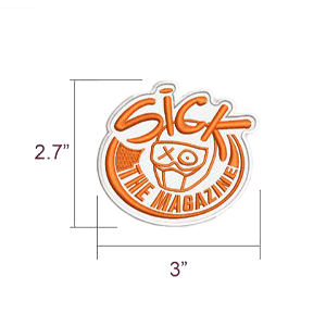 Sick The Magazine Embroidered Patch