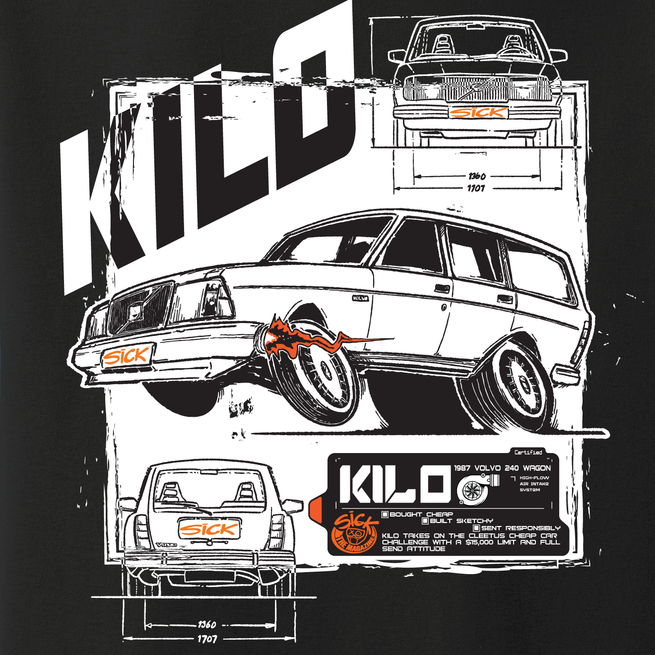 Cheap Car Challenge 2026 KILO T-Shirt