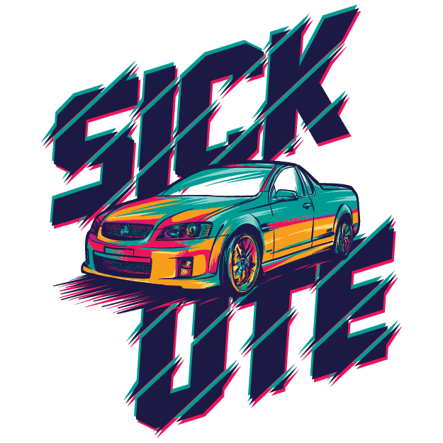 Sick Ute Sticker