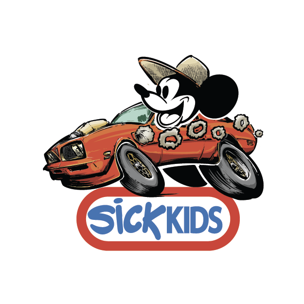 Sick Kids Mickey Sticker