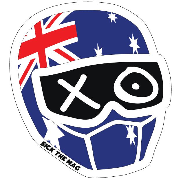 Australia Helmet Sticker