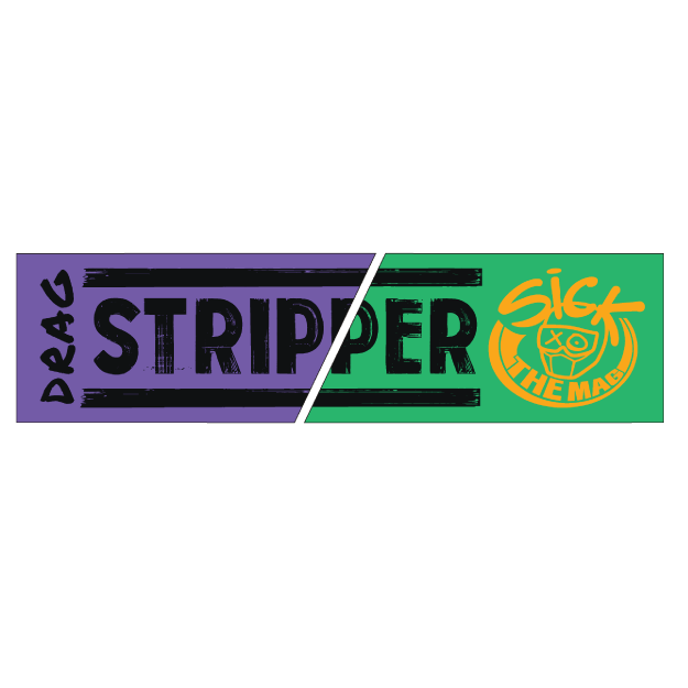 Drag Stripper Sticker