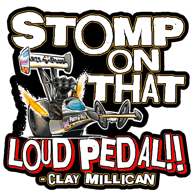 pedal stickers Clay 2023 Dragster Sticker – Sick The Mag