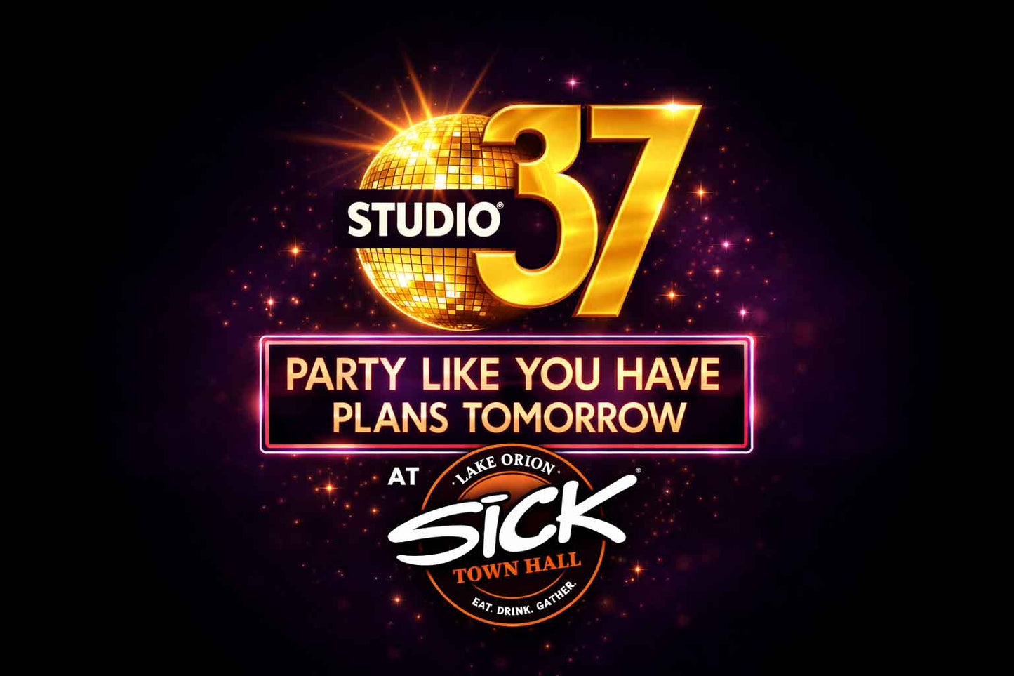 Studio 37 Dance Party at Sick Town Hall