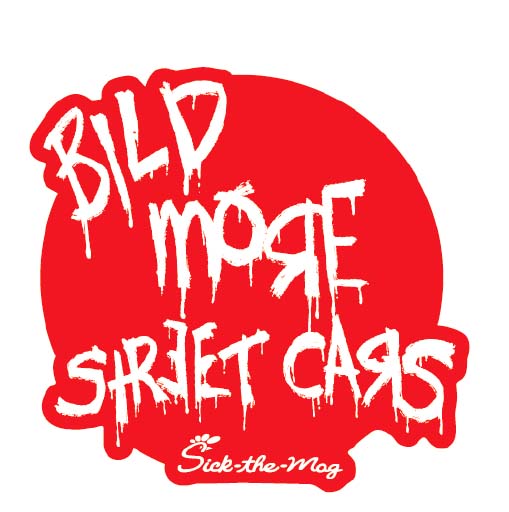 Build More Street Cars Sticker