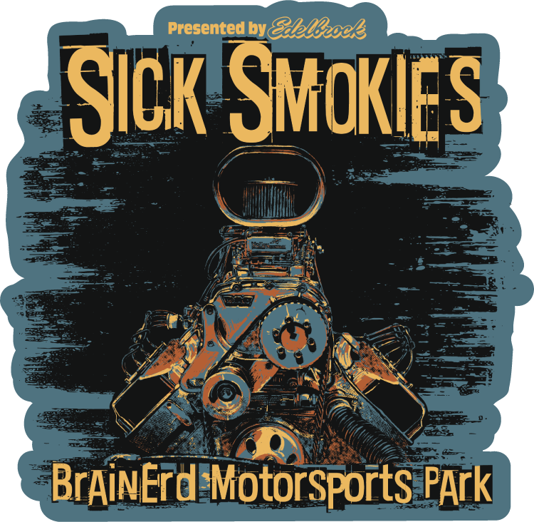 Sick Smokies Brainerd Motorsports Park Stickers