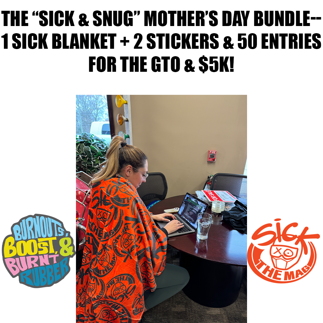 The Comfy Sick Mother’s Day Bundle – Blanket + Stickers + 50 GTO Entries!