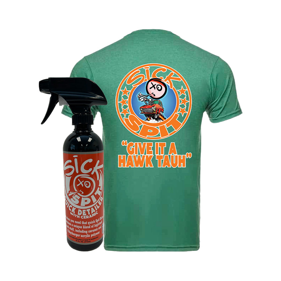Sick Spit Ceramic Quick Detailer 16oz & Shirt Combo Pack