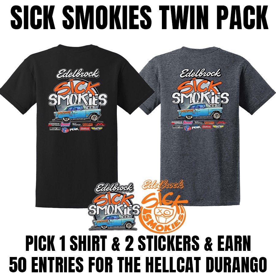 Sick Smokies Twin Pack & 50 Entries For The Hellcat Durango