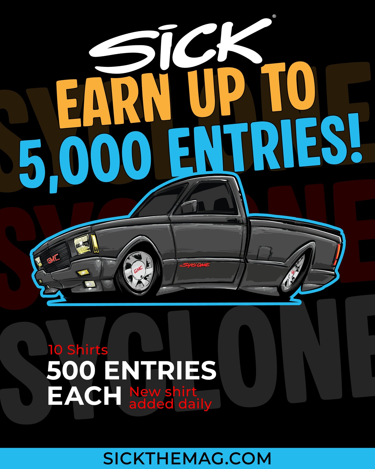 500 Entry Giveaway Drop!