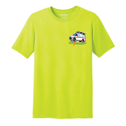 Alarm Service Network ASN T-Shirt (Green), front