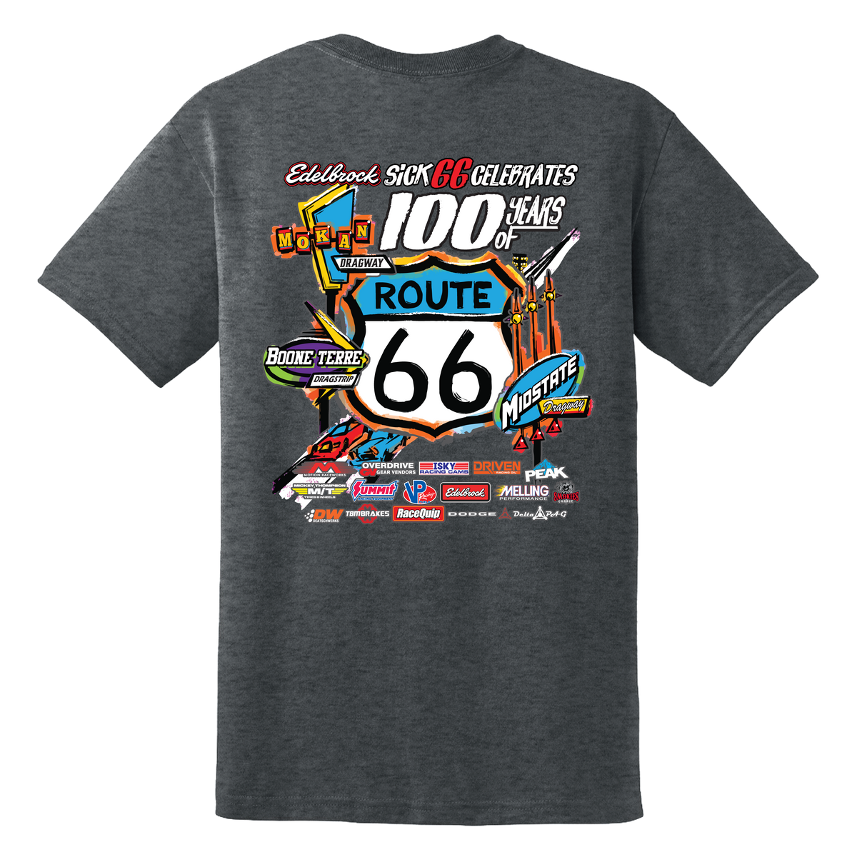 Sick 66 2026 All Track T-Shirt, back