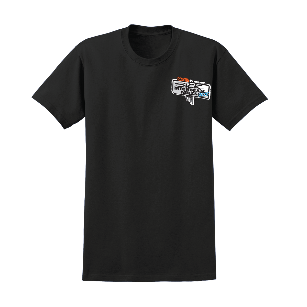Sick Michigan Miles 2026 All Track T-Shirt, front