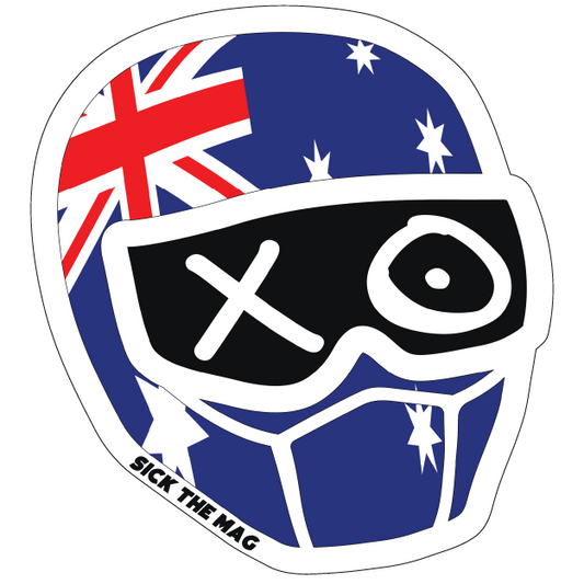 Australia Helmet Sticker