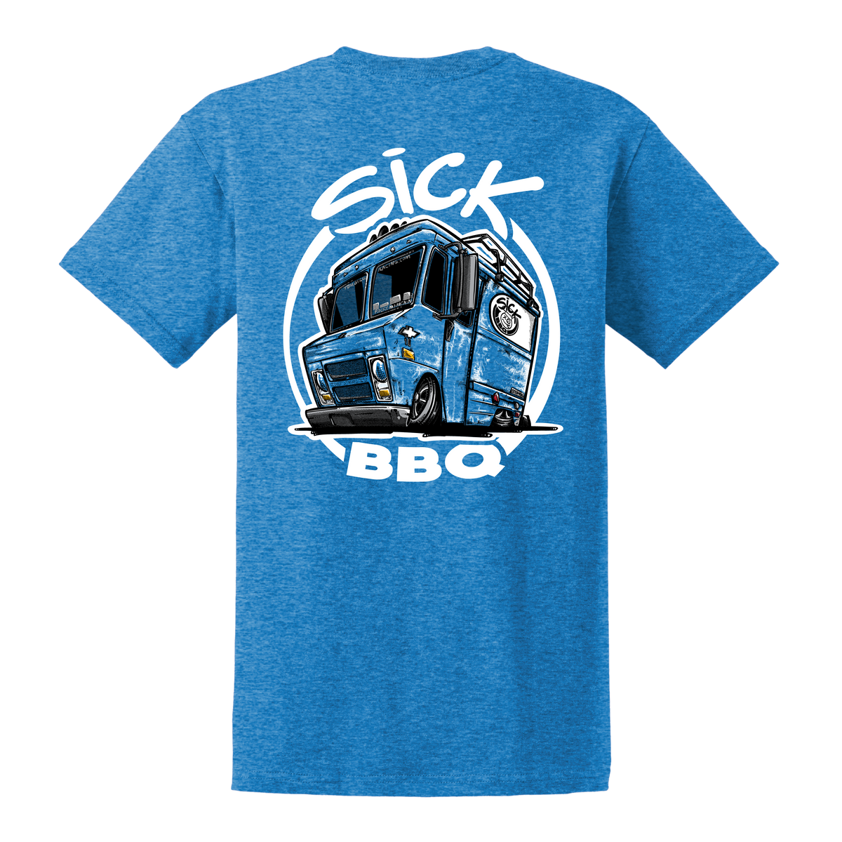 Sick BBQ Truck T-Shirt, back