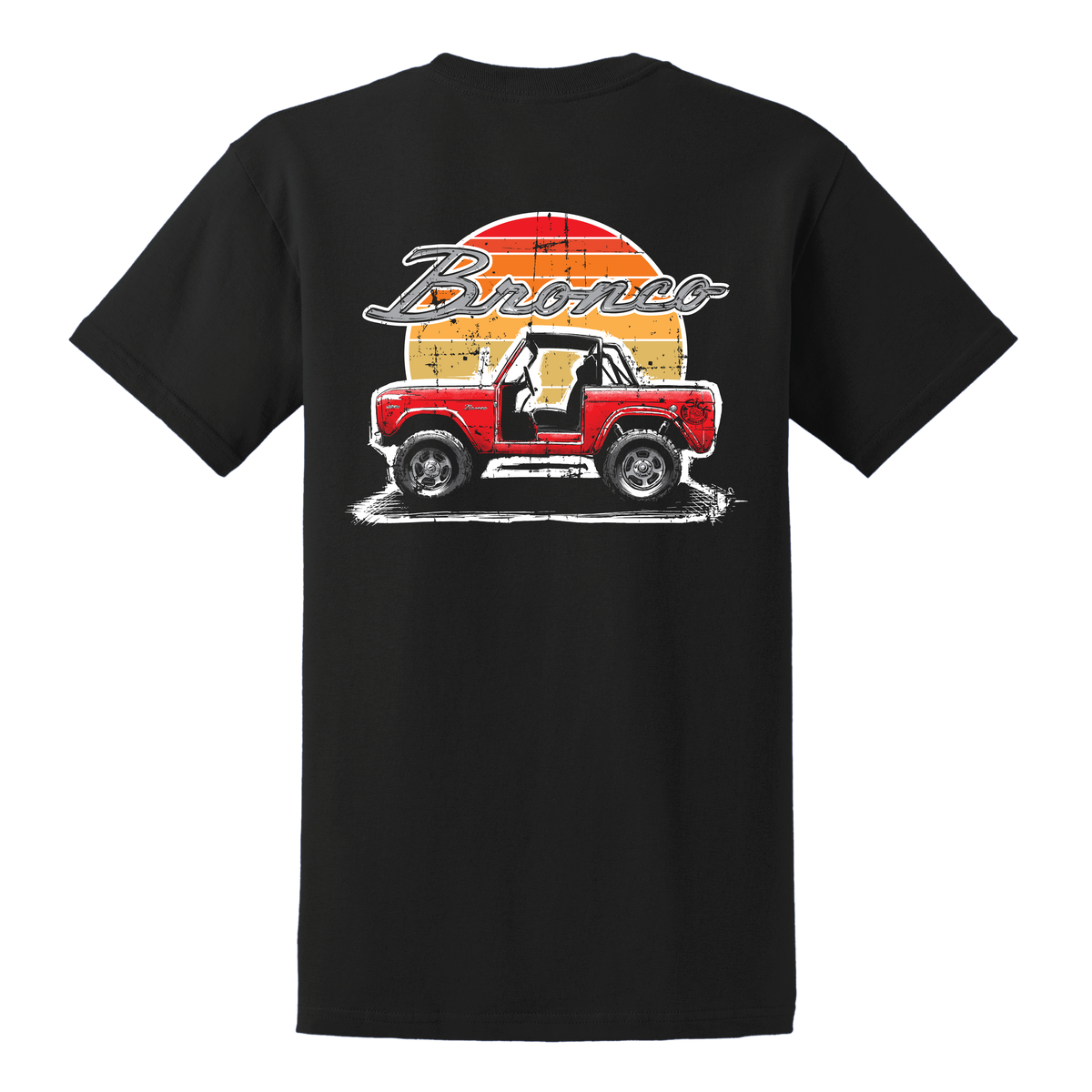 69 Giveaway Bronco T-Shirt (Sunset), back