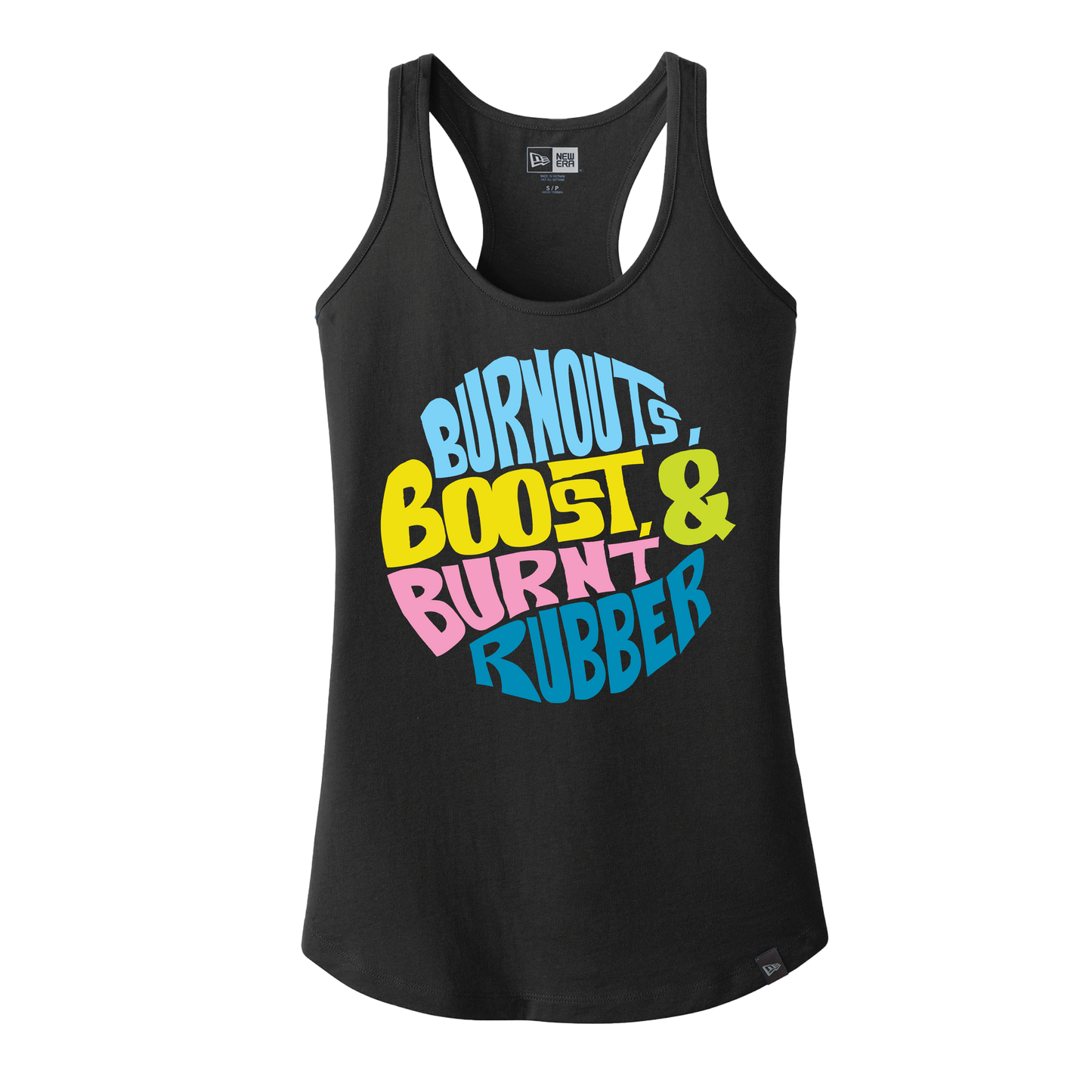 Burnouts, Boost & Burnt Rubber Tanktop