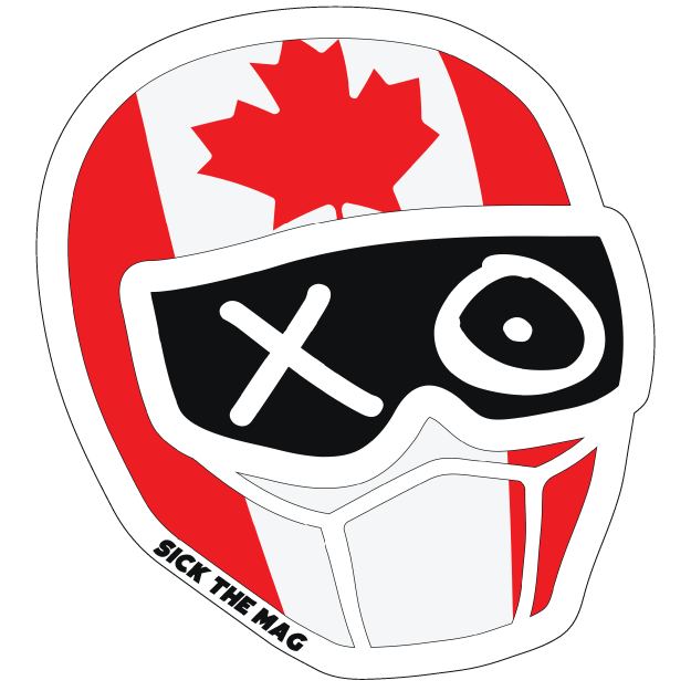 Canada Helmet Sticker