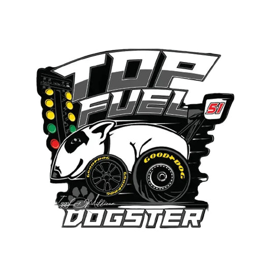 Clay Millican Top Fuel Dogster Sticker