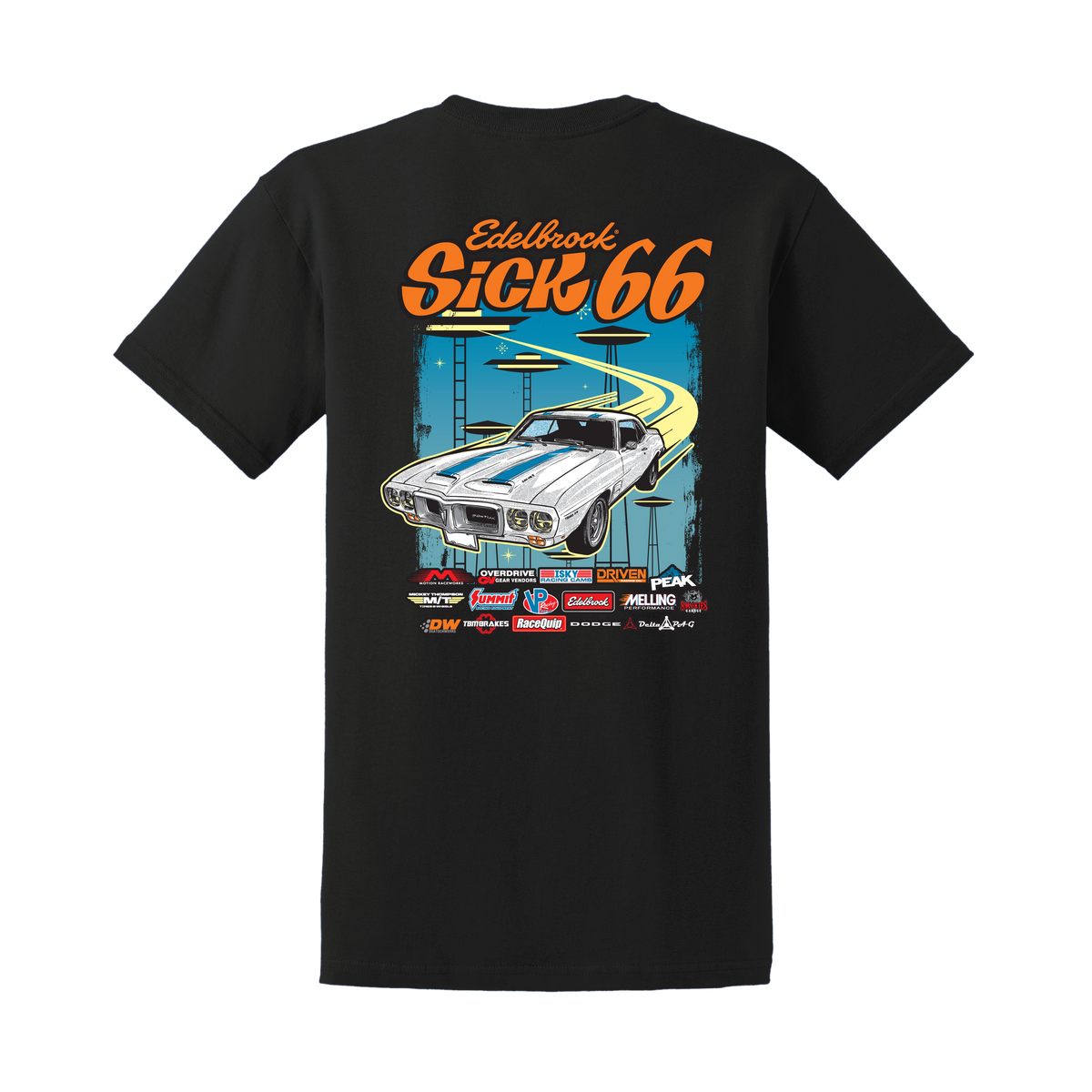 Sick 66 2026 Mo-Kan Dragway Track T-Shirt, back