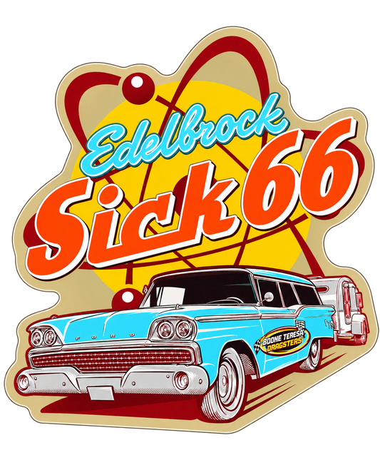 Sick 66 2026 Bonne Terre Drag Strip Track Sticker