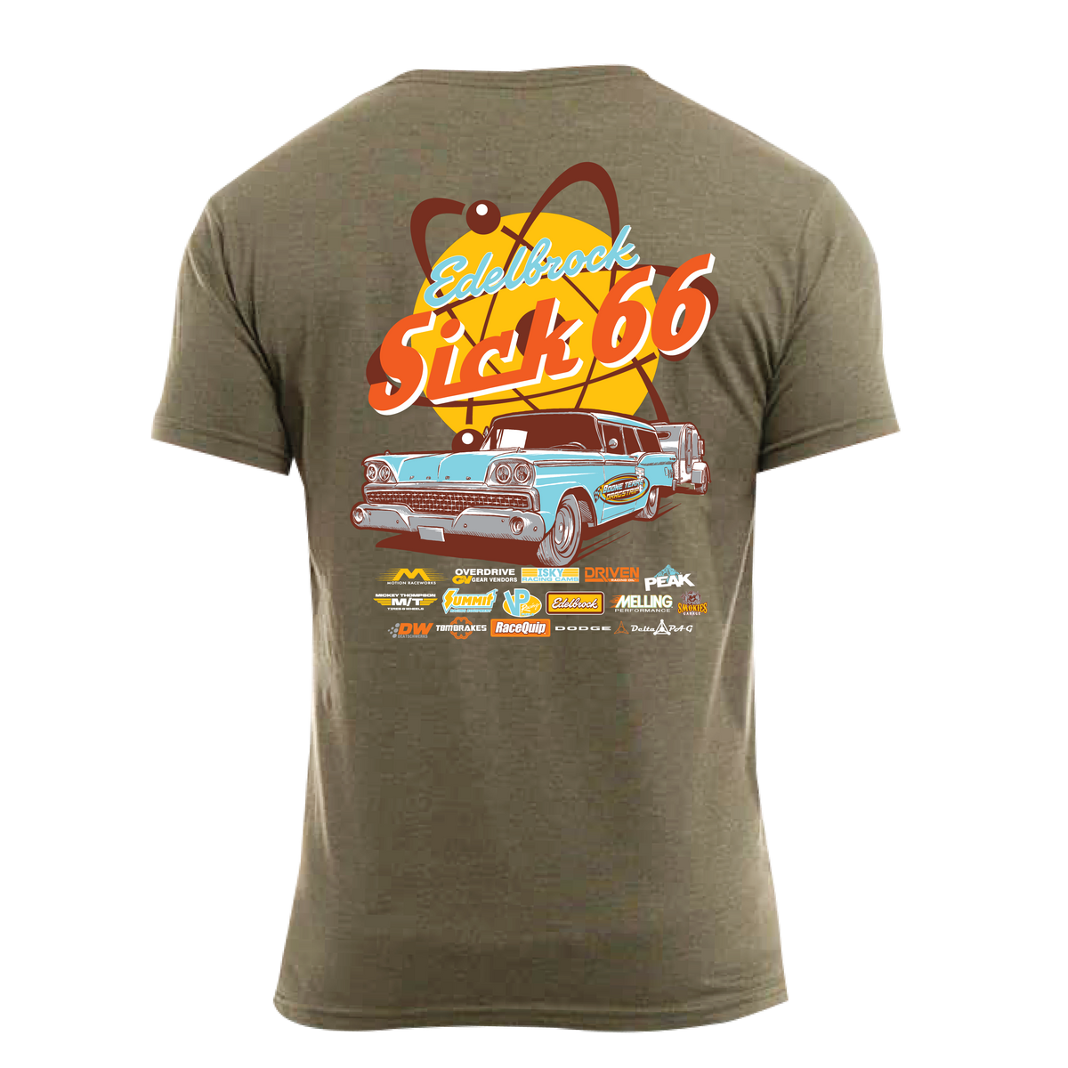 Sick 66 2026 Bonne Terre Drag Strip Track T-Shirt, back