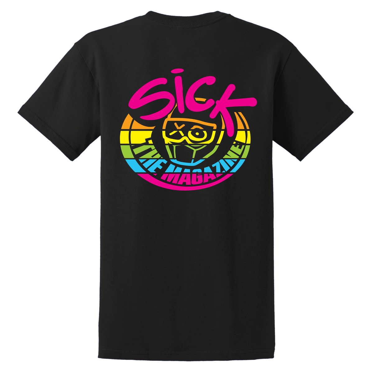 80's Sick The Mag T-Shirt (Neon), back