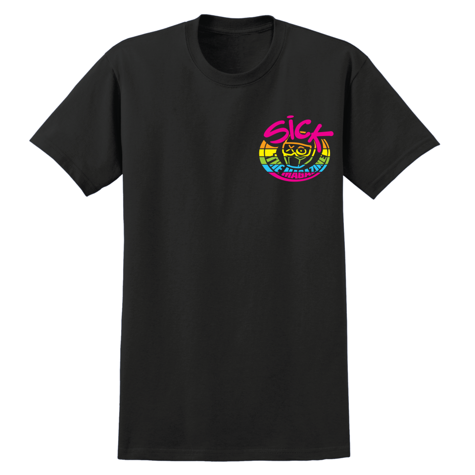 80's Sick The Mag T-Shirt (Neon), front