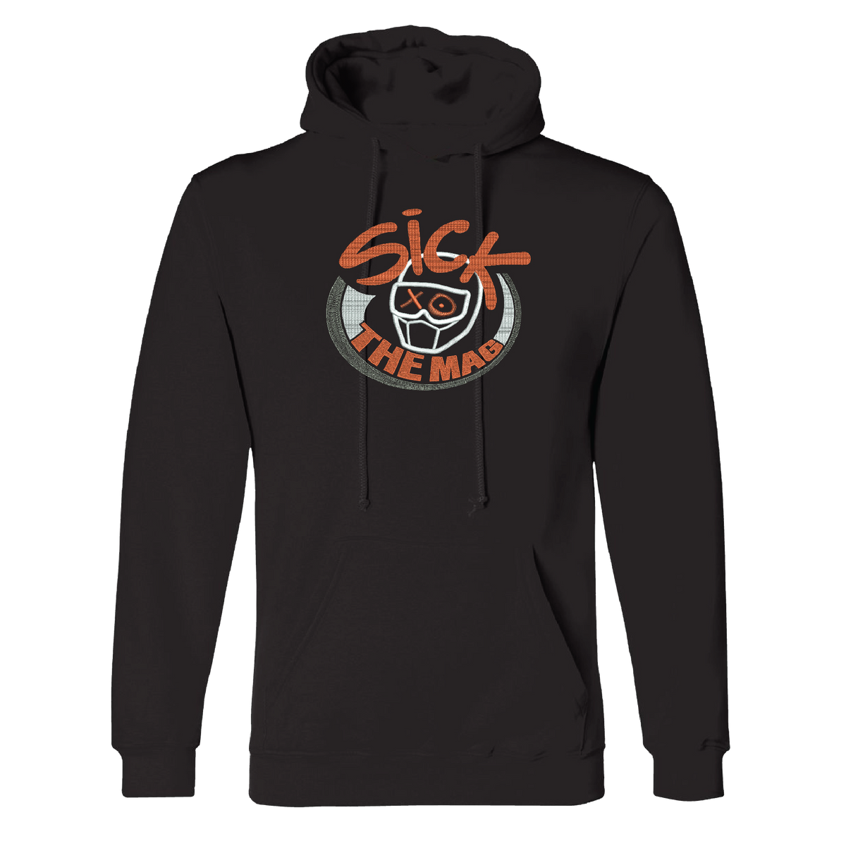 Sick The Mag Embroidered Hoodie, front