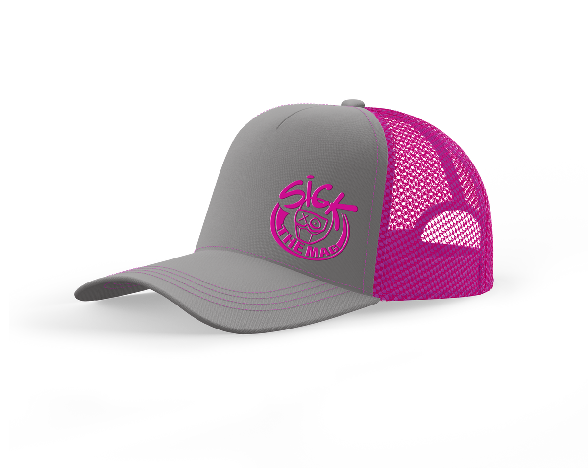 STM Gray & Pink Snapback