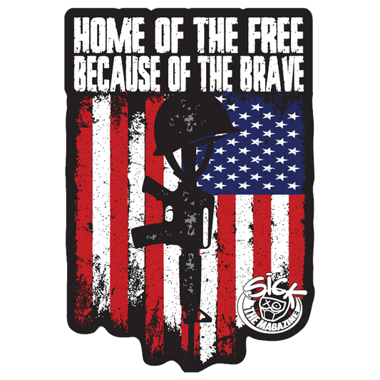 Home Of The Free Sticker (NEW)