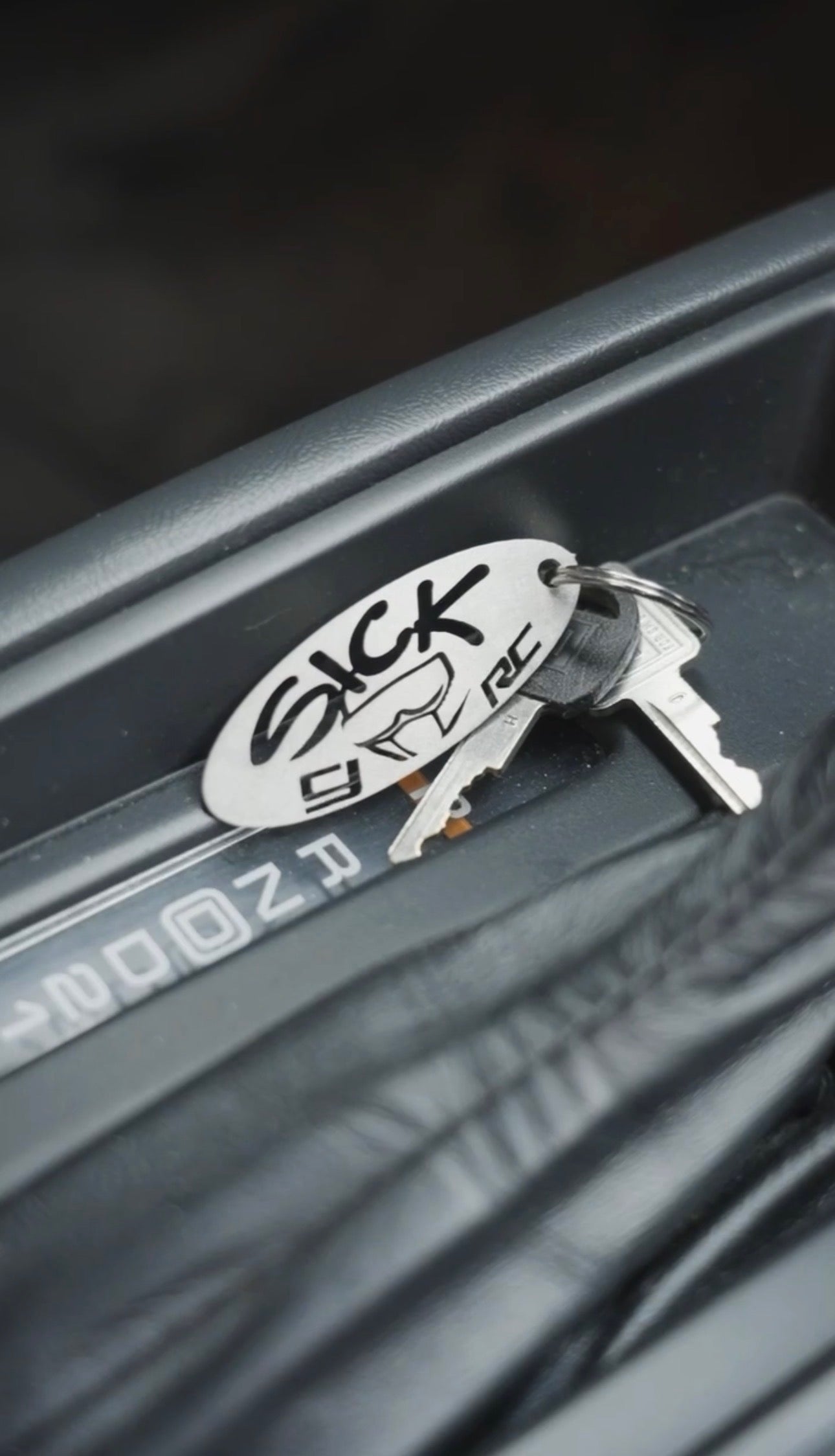 Sick CJ RC Collab Titanium Keychain