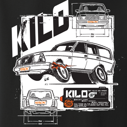 Cheap Car Challenge 2026 KILO T-Shirt, back