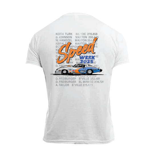 BONNEVILLE SALT FLATS Speed Week Shirt Pre Order (White)