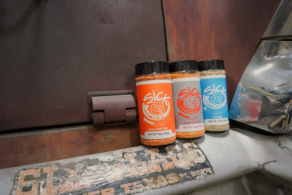 Large Sick Spice Trio Pack, front