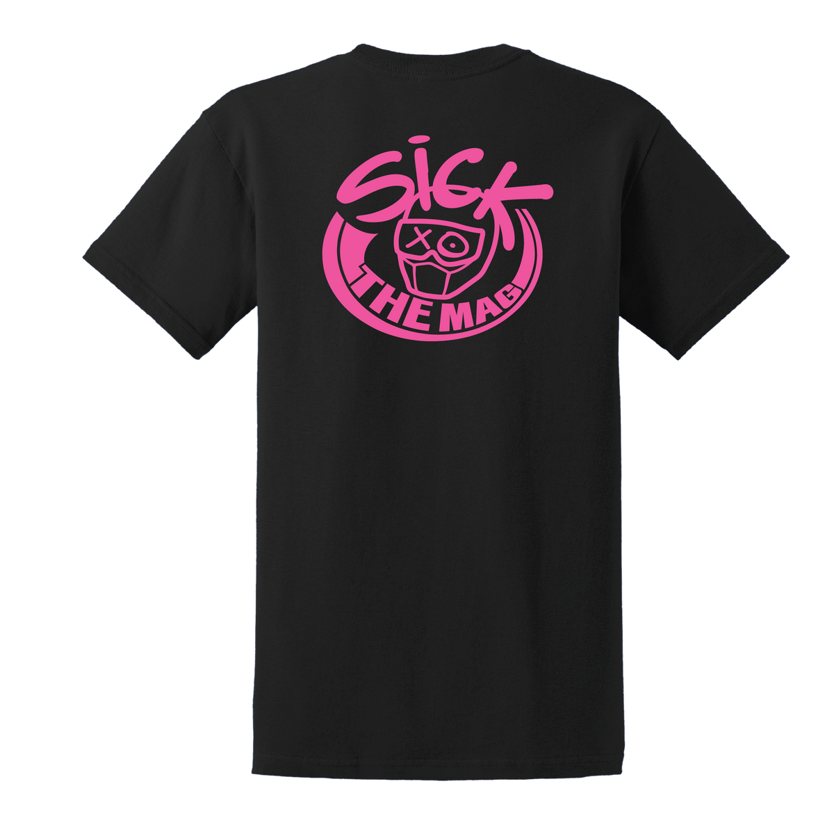 Sick The Mag G Rated Pink Logo T-Shirt, back