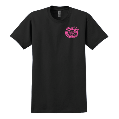 Sick The Mag G Rated Pink Logo T-Shirt, front