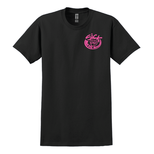 Sick The Mag G Rated Pink Logo T-Shirt, front