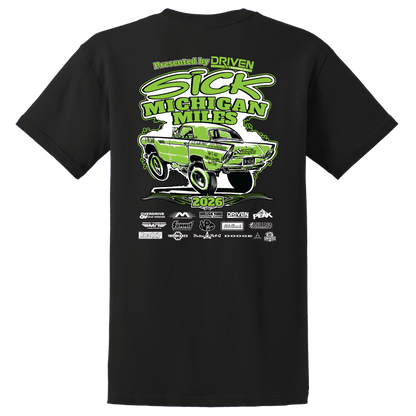 Sick Michigan Miles 2026 Day Six, Mid Michigan Motorplex Daily Track Shirt