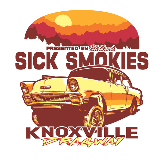 Sick Smokies Knoxville Dragway Stickers