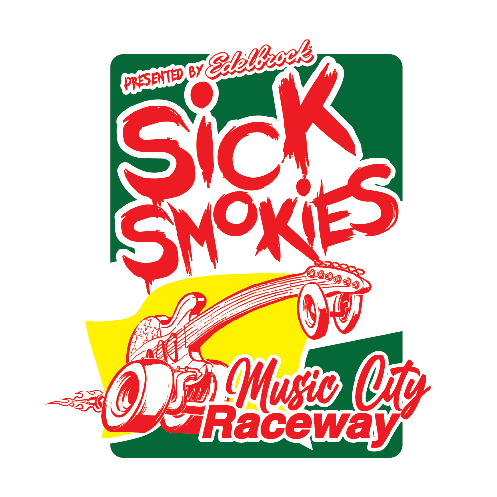 Sick Smokies Music City Raceway Stickers