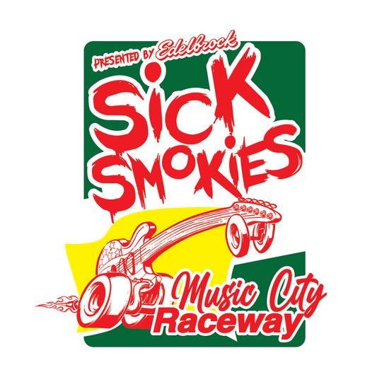 Sick Smokies Music City Raceway Stickers