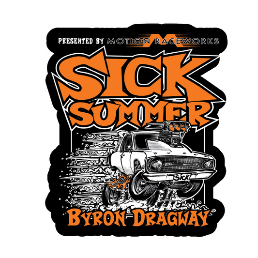 Sick Summer Track Sticker Byron