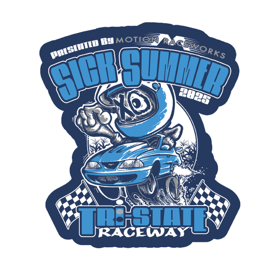 Sick Summer Track Sticker Tri State
