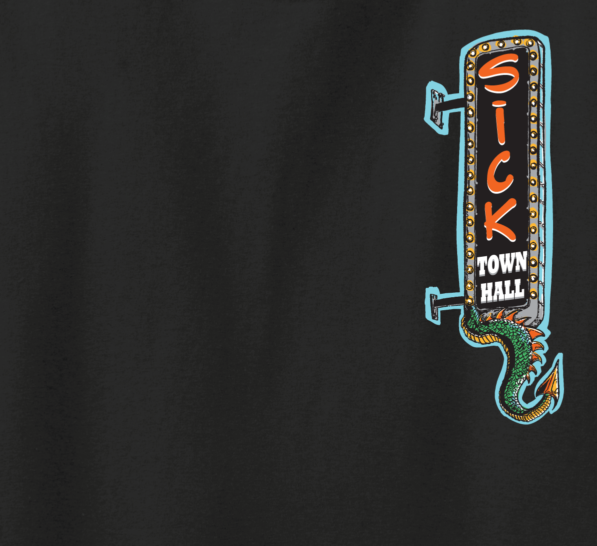 Sick Town Hall Michigan Miles V-Neck