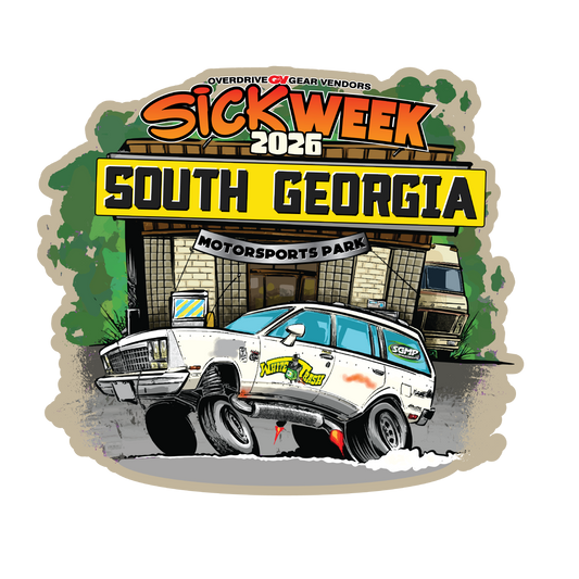 Sick Week 2026 Daily Track Sticker South Georgia